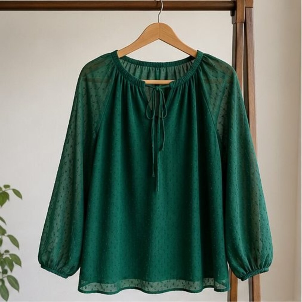 Emerald Tunic Blouse